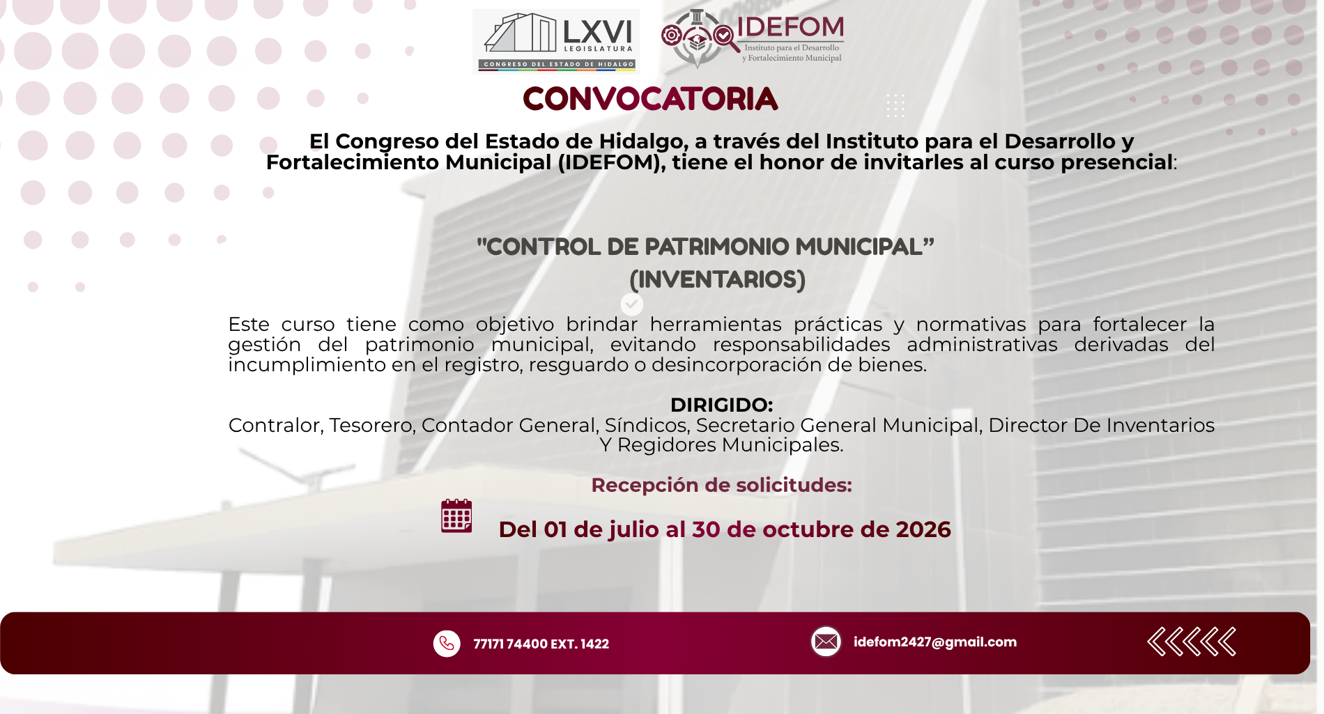 Banner - convocatoria Patrimonio Banner - convocatoria Patrimonio